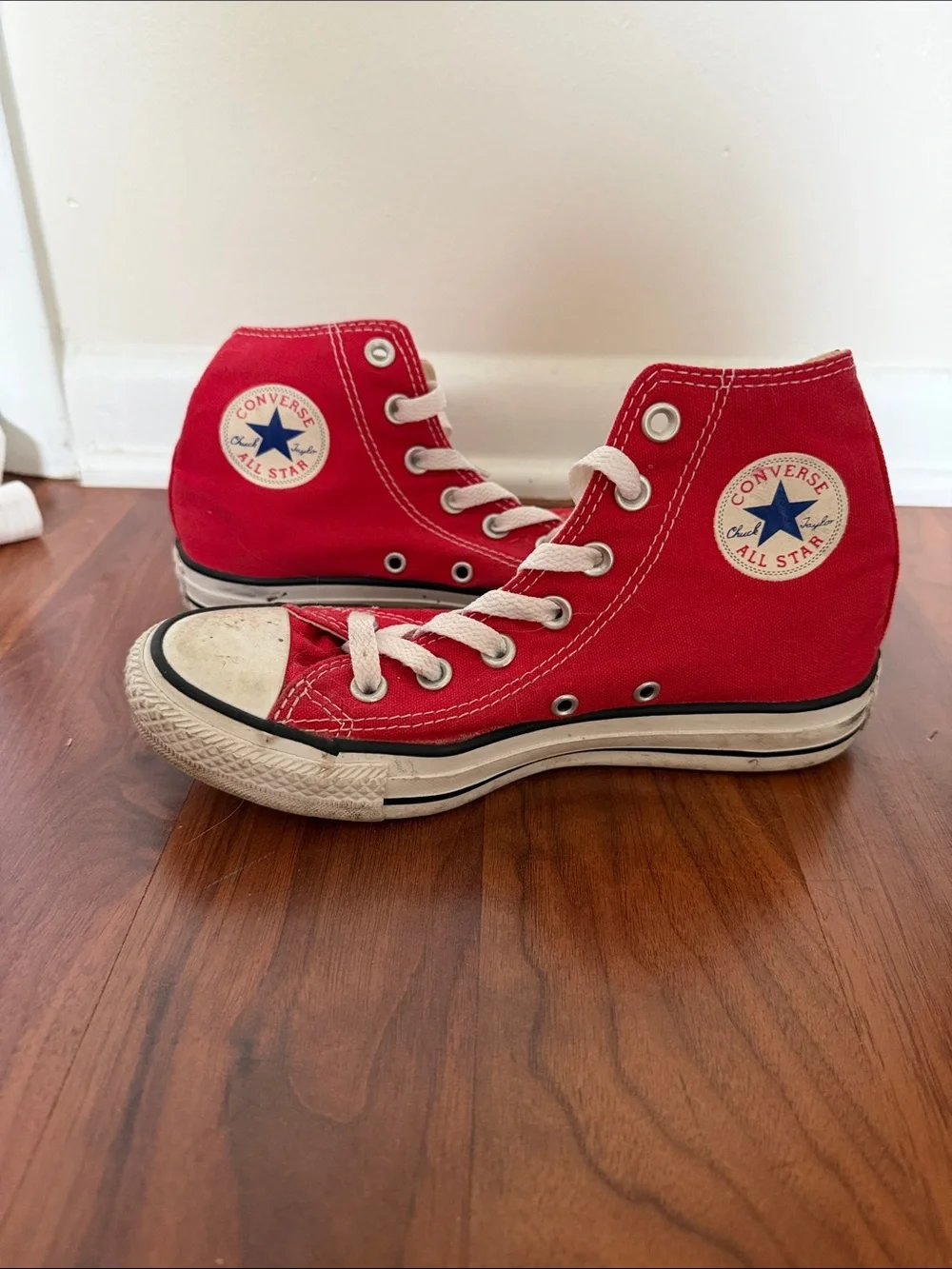 Converse Kids Red High Top All Star Sneakers